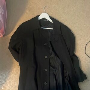 Jos. A. Bank Elegant Black Trench Coat